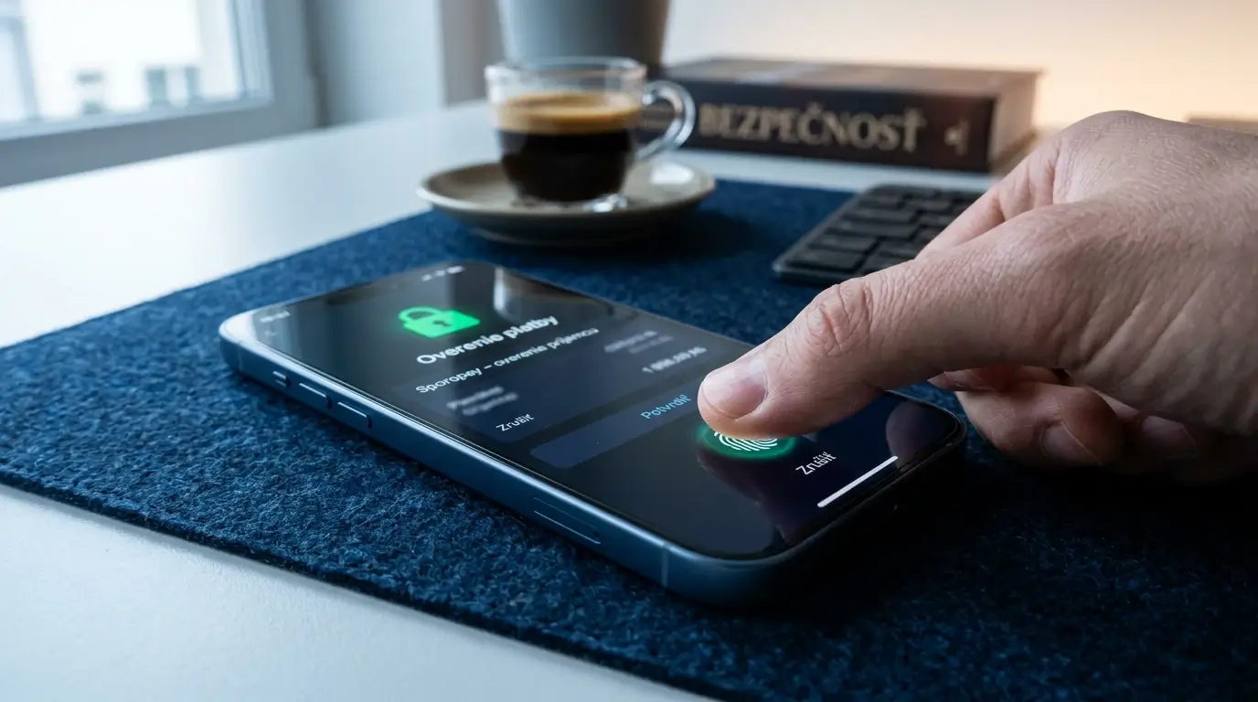 Bezpečnosť Sporopay platby — biometrická autorizácia v aplikácii George